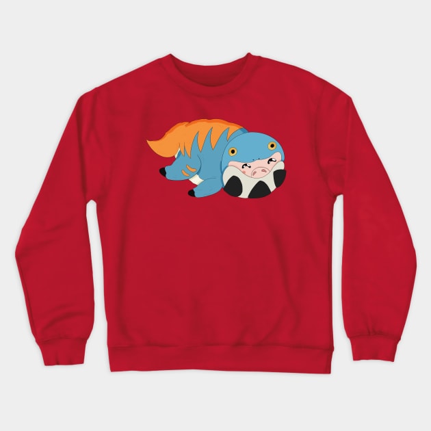 Poogie- Dodo-Ham-A Crewneck Sweatshirt by Bestiary Artistry